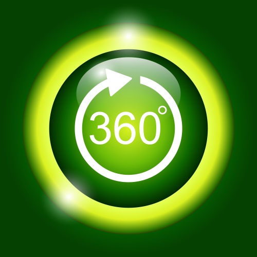 360 vector icon